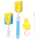 Silicone Baby Milk Bottle Cleaning Brush (Blue)